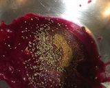 A picture of step 3 of Beetroot Puri.