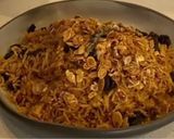 A picture of step 4 of Rice with dry fruit.