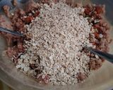 Főtt tojással töltött húsgombóc Air fryerben sütve glutenmentesen recept fázis 1 fotója