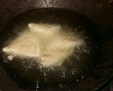 A picture of step 8 of Besani mini samosa/allahabadi samosa.