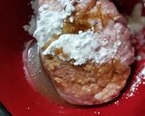 A picture of step 2 of Chinese steamed pork patty with salted fish 咸魚蒸肉餅.