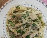 A picture of step 13 of Chicken alfredo.