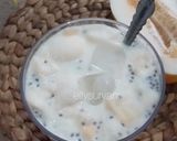 Foto langkah ke 4 dari resep Es Segar Timun Suri plus Selasih.