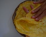 Foto langkah ke 6 dari resep Tortilla Wortel Teflon | Roti Kebab Empuk & Mudah Digulung.