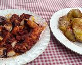 Foto del paso 5 de la receta Pulpo a la parrilla con patata chafada al pimentón