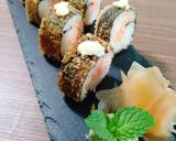 Sushi chiên & Gừng ngâm homemade bước làm 4 hình