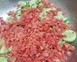 A picture of step 2 of Russian Salad.