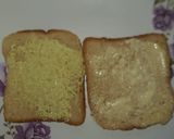 A picture of step 1 of Bombay sandwich.