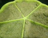 A picture of step 5 of Spinach waffles chaat.