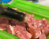 Foto del paso 4 de la receta: Solomillo con pimientos a la soja en el microondas con Lékué