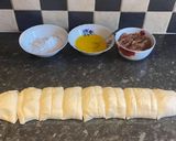 Pas rețetă Pateuri spirale umplute cu mere sau carne tocată😋 3 fotografie
