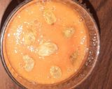 A picture of step 4 of Papaya Nuts shake.