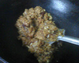 A picture of step 7 of Apple  dates halwa.
