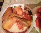 A picture of step 3 of Couscous with Lamb Tripe (Barbousha with Lamb Tripe).