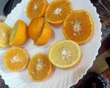 A picture of step 1 of Fresh orange drink.