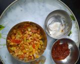 A picture of step 3 of Baked khakhra sandwich with almond milkshake.