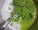 A picture of step 2 of Green peas emoji idli.