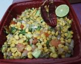 A picture of step 3 of Spicy Chana Daal CHaat.