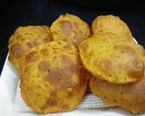 A picture of step 4 of Pumpkin /kaddu Puri.