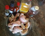 Foto del paso 1 de la receta: Exquisito pollo a la BBQ servido con vegetales