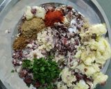 A picture of step 5 of Healthy Sub Sandwich (Multigrain spinach loaf and Rajma Tikki).