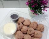 Foto langkah ke 6 dari resep Mochi Bites Coklat Saus Keju.