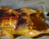 Foto del paso 7 de la receta: Pollo de corral, relleno con cebollitas confitadas