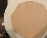 A picture of step 1 of Puri in Heart and hut shape.
