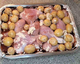 Foto del paso 5 de la receta: Pollo a la sangría o al refresco de uva 🌺