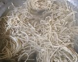 A picture of step 1 of Chinese noodles.