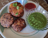 A picture of step 6 of Poha cutlets.