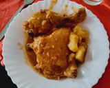 Foto del paso 16 de la receta: Pollo al ajillo en salsa 🧄