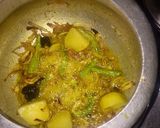 A picture of step 3 of Methi khichdi.