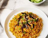 Foto langkah ke 7 dari resep Kimchi-bokkeumbap(Nasi Goreng Kimchi).