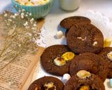 A picture of step 5 of Ragi Marshmallow cookies.
