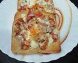 A picture of step 7 of Tomato Bruschetta on a Tawa.