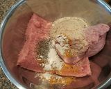 A picture of step 1 of THAI Coconut curry turkey meatballs.