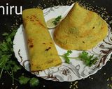 A picture of step 6 of Moong dal Dosa.