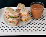 A picture of step 4 of My Ham, Cheese & Cucumber Sarnies.