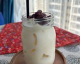 Hình bước làm 2 của món Matcha Tàu Hũ Đậu Đỏ 🫘