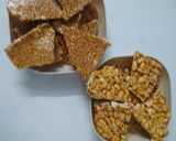 A picture of step 11 of Til and Singh Chikki.