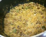 A picture of step 8 of Kadala curry.