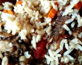 Фото кроку 7 до Рис в духовке с мясом и овощами.