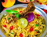 A picture of step 16 of Chicken biryani.