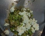 A picture of step 3 of Rajgira cucumber Patty.