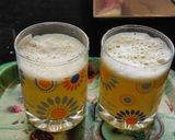 A picture of step 6 of Mosambi mocktail.