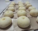 Foto langkah ke 4 dari resep Donat gimbul tanpa breadimprover dan tanpa cetakan.