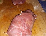 Foto del paso 2 de la receta: Rollitos de carne de res, c/ queso y calabacitas
