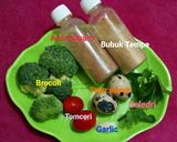 Foto langkah ke 1 dari resep MPASI 10m+ : Nasbek Ape + Sop Serabut Brotoyuh 4* + Evoo.