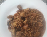 Foto del paso 6 de la receta: Arroz con solomillo y champiñones